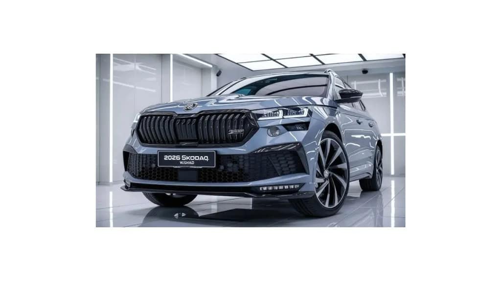 2026 Skoda Kushaq Facelift Teased Again – A Bold New Look Is Coming!