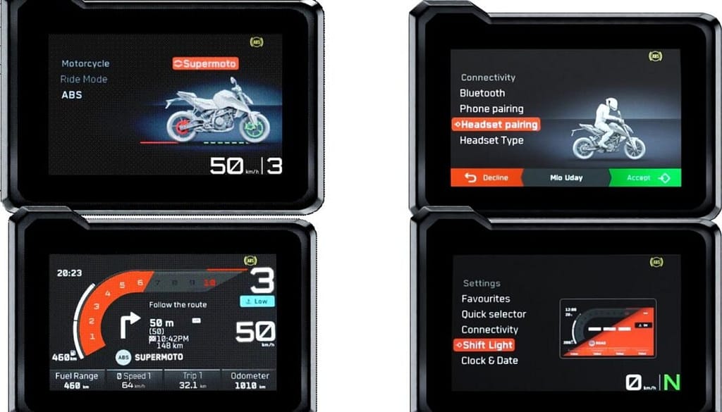 Feature Upgrade: KTM 160 Duke Introduces New 5-Inch TFT Display Variant