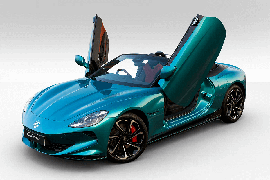 Head-Turner Alert! MG Cyberster Gets Striking New Iris(es) Cyan Shade in India