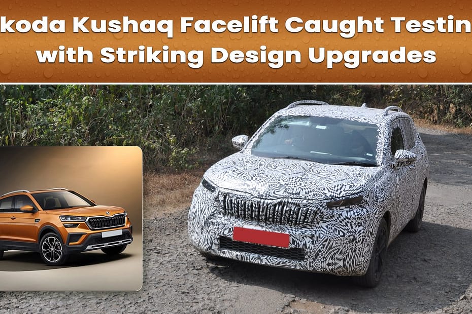 2026 Skoda Kushaq Facelift Teased for the First Time – Bold Design Changes, Launch Soon